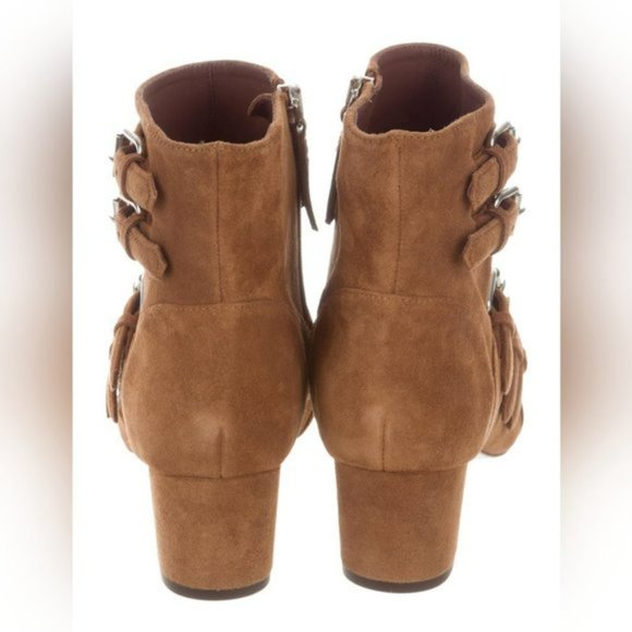 Tabitha  Simmons Brown Christy Suede Ankle Boots size EU 36.5 - Picture 2 of 15
